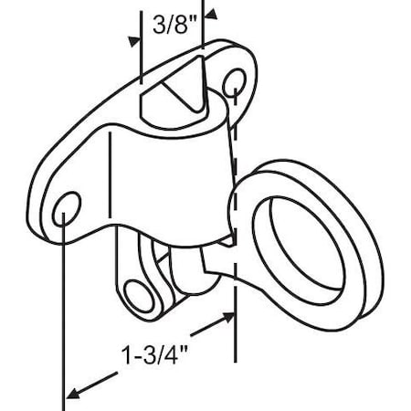 Strybuc Spring Catch Aluminum 32-277